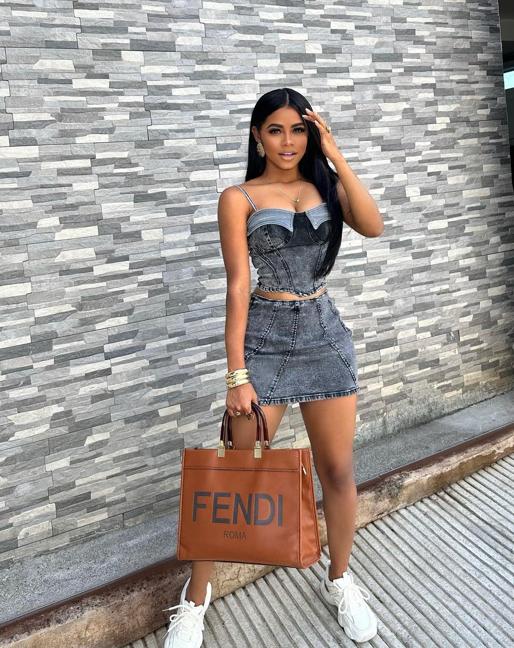 Conjunto Jeans corto pre-lavado